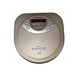 VTG Aiwa XP-V7250C Portable CD Player 48sec EASS3X Anti-Shock CD-R/RW Tested